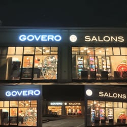 Govero Salons - Front sign is up and shining as bright as all of our stylists!! We are now complete since the merge of two great salons!