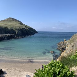 Peel Castle - Fenella Beach - start the pathway here