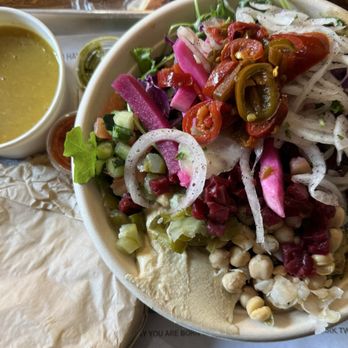 SAJJ Mediterranean - Döner Kebab Salad Bowl - Mediterranean Near Me - San Ramon, California