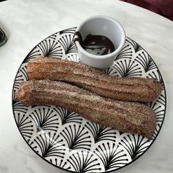 Krema et Co. Gelato et Gâteries - Churros! They were delicious. Came with caramel or chocolate sauce as a pairing.