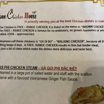 Saigon Chicken House - Free range chicken - Vietnamese Near Me - Boston, Massachusetts