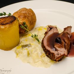 Simply Elegant - Roast  beef dinners are one of our specialties.