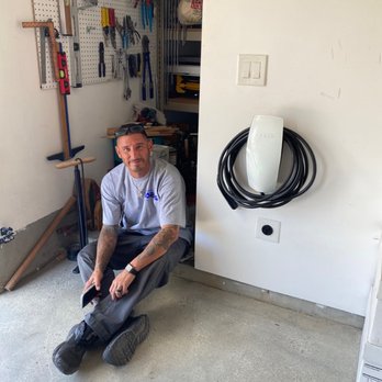 Advance Electrical Service - Jason Vera at completion- Routed through the drywall to come through at this location with his expertise! - Electricians Near Me Advance Electrical Service - Jason Vera at completion- Routed through the drywall to come through at this location with his expertise! - Electricians Near Me