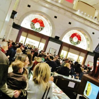 Macy's - lots of people waiting for the Christmas show. - Department Stores Near Me - Philadelphia, Pennsylvania Macy's - lots of people waiting for the Christmas show. - Department Stores Near Me - Philadelphia, Pennsylvania