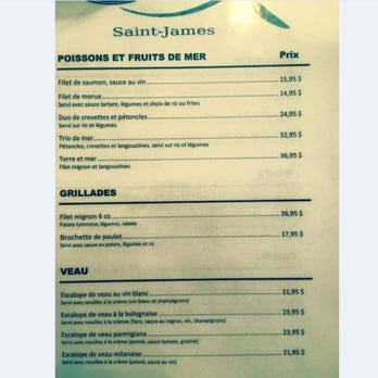 Saint-James au Bar de l'Eau - Bars Near Me - Baie-Comeau, Quebec Saint-James au Bar de l'Eau - Bars Near Me - Baie-Comeau, Quebec