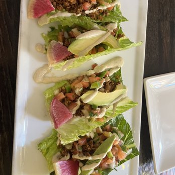 SunCafe - FAB! Lettuce leaf tacos - Vegan Near Me - Studio City, California SunCafe - FAB! Lettuce leaf tacos - Vegan Near Me - Studio City, California