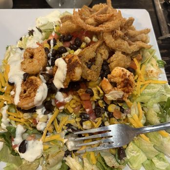 Jamie's Local Flavor - Blackened Shrimp Salad - American Near Me - Harrison, Arkansas Jamie's Local Flavor - Blackened Shrimp Salad - American Near Me - Harrison, Arkansas