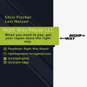 Right Way Repair - Handyman Near Me - Fulton, Missouri Right Way Repair - Handyman Near Me - Fulton, Missouri