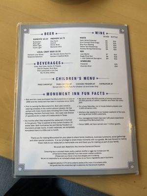 Menu photo 6 Monument Inn La Porte, TX Menu photo 6 Monument Inn La Porte, TX