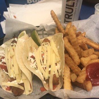 Bummz Beach Cafe - Fish taco with jack cheese and fries - Cafes Near Me - Myrtle Beach, South Carolina Bummz Beach Cafe - Fish taco with jack cheese and fries - Cafes Near Me - Myrtle Beach, South Carolina