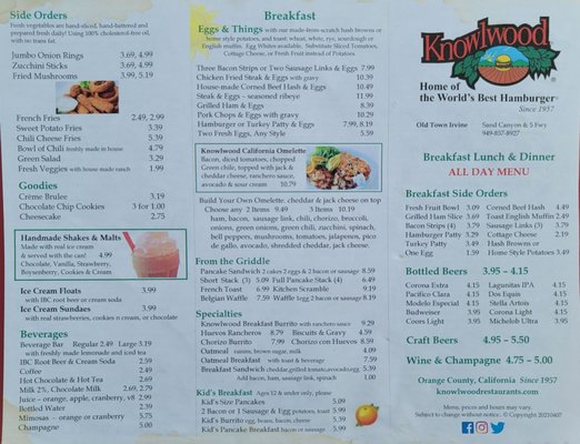 Menu photo 6 Knowlwood Irvine, CA Menu photo 6 Knowlwood Irvine, CA
