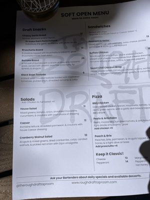 Menu photo 3 The Rough Draft Windsor, CA Menu photo 3 The Rough Draft Windsor, CA