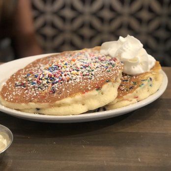 Buttermilk - Birthday cake pancake - Coffee & Tea Near Me - Naperville, Illinois