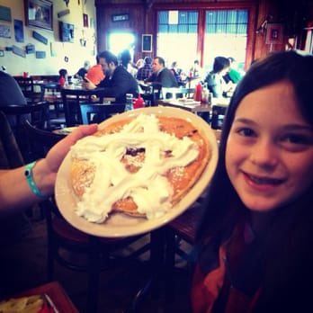 Old West Cafe - This is the kids portion-chocolate chip pancakes. - Breakfast & Brunch Near Me - Grapevine, Texas