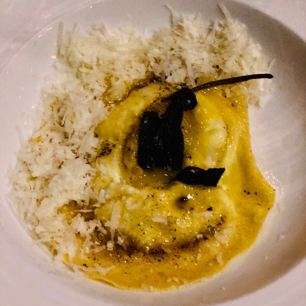 Truffle Pig - Egg Yolk Raviolo was amazing - New American Near Me - Steamboat Springs, Colorado Truffle Pig - Egg Yolk Raviolo was amazing - New American Near Me - Steamboat Springs, Colorado