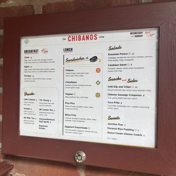 Chibanos - Menu! - Chinese Near Me - Philadelphia, Pennsylvania