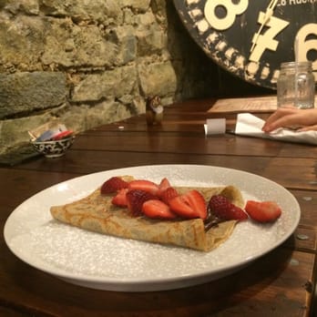 Cafe Moulin - Nutella and strawberry crepe - Breakfast & Brunch Near Me - Pittsburgh, Pennsylvania