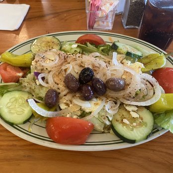 Olympic Cafe - Large Greek Salad - Greek Near Me - Bradenton, Florida Olympic Cafe - Large Greek Salad - Greek Near Me - Bradenton, Florida