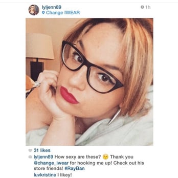 Change iWear - Ray Ban Cat Eye frames looks amazing on Jennifer! 917-708-9300 - Eyewear & Opticians Near Me - Bronx, New York Change iWear - Ray Ban Cat Eye frames looks amazing on Jennifer! 917-708-9300 - Eyewear & Opticians Near Me - Bronx, New York