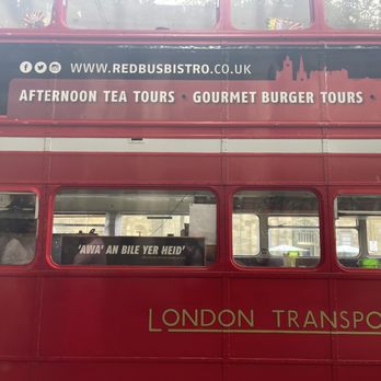 Red Bus Bistro - Bus Tours Near Me - Edinburgh, EDH