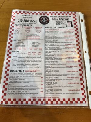 Menu photo 1 Beech Grove Greek’s Pizzeria Beech Grove, IN Menu photo 1 Beech Grove Greek’s Pizzeria Beech Grove, IN