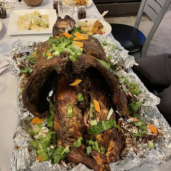 Dolan's - Whole lamb before carving - Asian Fusion Near Me - Alhambra, California