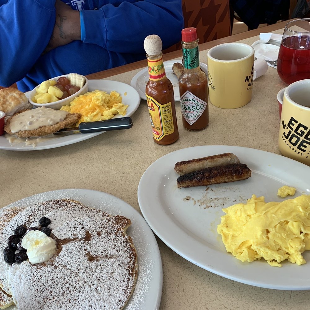 Egg N' Joe - Blueberry pancakes and Chicken Fried Steak - American Near Me - Gilbert, Arizona Egg N' Joe - Blueberry pancakes and Chicken Fried Steak - American Near Me - Gilbert, Arizona