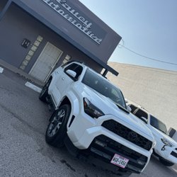 Valley Automotive - 2025 4runner , mirror cap repaint . Roof rack damage repair & paint.