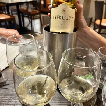 Cafe Abiquiu - Delicious Gruet Chardonnay. Also available by the glass. - Mexican Near Me - Abiquiu, New Mexico
