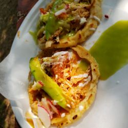 Calle Mexico Food Truck - Chicken sopes for $7 @calle mexico