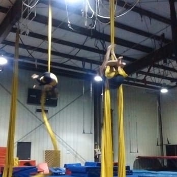 American Turners - Instructors demonstrating the silks - Sports Clubs Near Me - Louisville, Kentucky