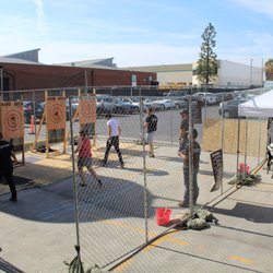 Hard Axes - This is an example of a setup in a loading dock with 4 targets.