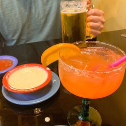 La Mesa Mexican Restaurant - Margarita and queso