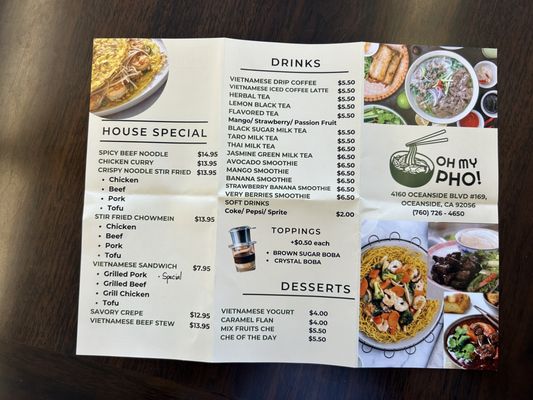 Menu photo 6 Oh My Pho Oceanside, CA Menu photo 6 Oh My Pho Oceanside, CA