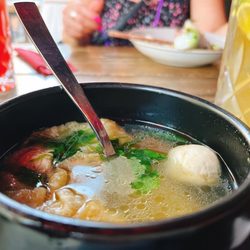 Creasian - Golden bowl (basically a small wantan soup)