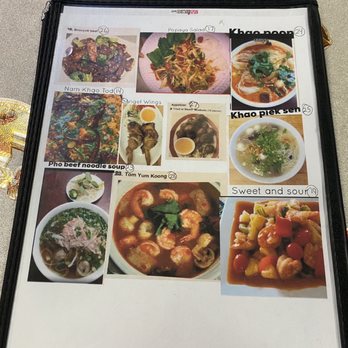 Asian Cafe - A photo of their picture menu - Thai Near Me - Sacramento, California Asian Cafe - A photo of their picture menu - Thai Near Me - Sacramento, California