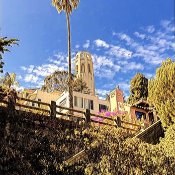 Filbert Steps - View of Coit Tower - Local Flavor Near Me - San Francisco, California