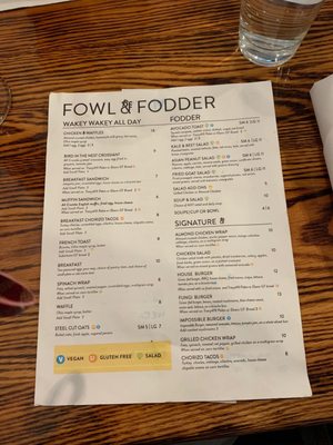 Menu photo 5 Fowl & Fodder Downtown Toledo, OH