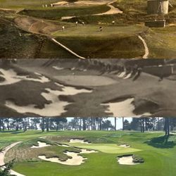 Lake Merced Golf Club - Original, before and after on the par 3, signature hole.