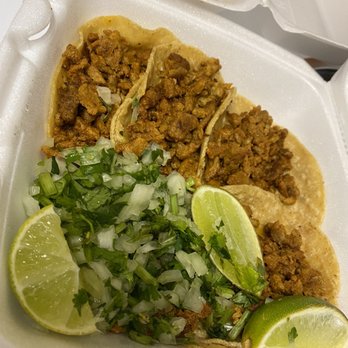 Gilbertos Taco Shop - 4 Pastor/2pastor and 2Carne Asada street tacos with a order of half rice and beans - Tacos Near Me - Arlington, Texas Gilbertos Taco Shop - 4 Pastor/2pastor and 2Carne Asada street tacos with a order of half rice and beans - Tacos Near Me - Arlington, Texas