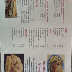 Sandwich Gallery - New menu (2022)