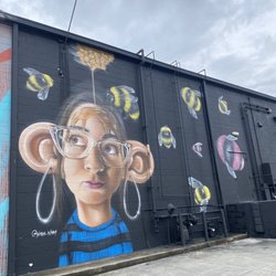 Sipros Bee Girl Mural