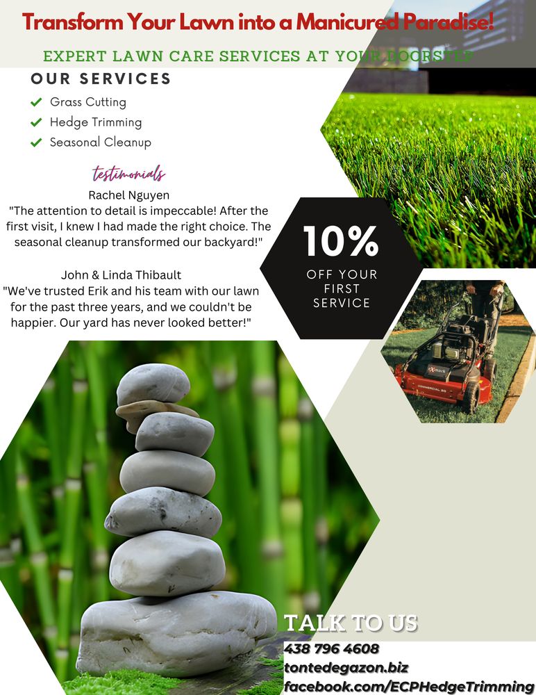 EC PELOUSE Updated June 2024 Request a Quote Laval, Quebec Snow