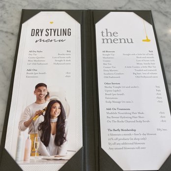 Drybar - Kahala - Menu - Hair Stylists Near Me - Honolulu, Hawaii