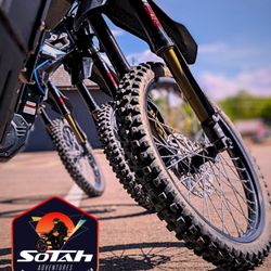 SoTah Adventures - Bikes staged and waiting for their next adventure.