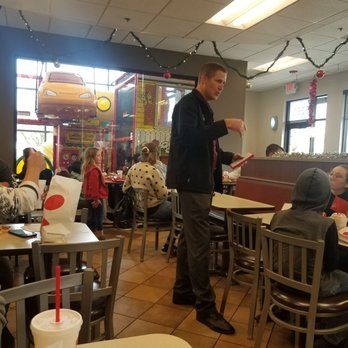 Chick-fil-A - Manager/worker who was gifting the envelopes to the family who just sat down. - Salad Near Me - Bakersfield, California Chick-fil-A - Manager/worker who was gifting the envelopes to the family who just sat down. - Salad Near Me - Bakersfield, California
