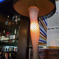 Cafe Touche French Bistro & Wine Bar - A Christmas Story lamp hahah...