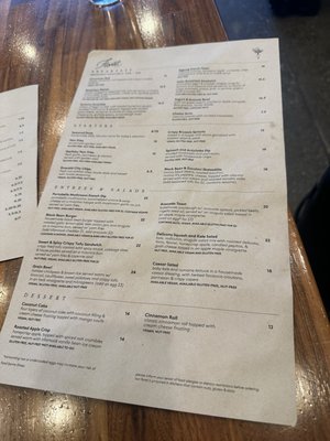 Menu photo 4 Floret Seattle, WA