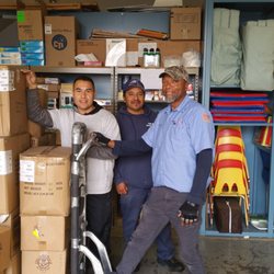 Lambert Transfer & Storage - Delivering presents for Operation Homefront to Beale Air Force Base, California