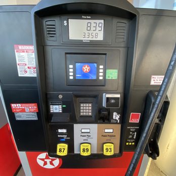 Texaco - a gas pump at a gas station - Gas Stations Near Me - Ashville, Alabama